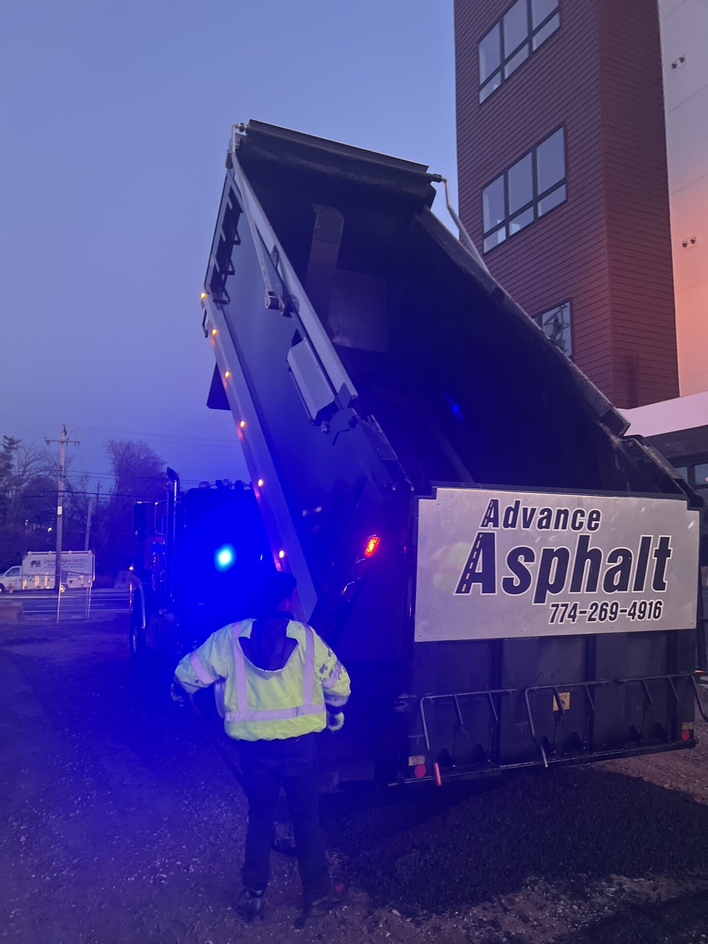 Advance Asphalt construction vehicle